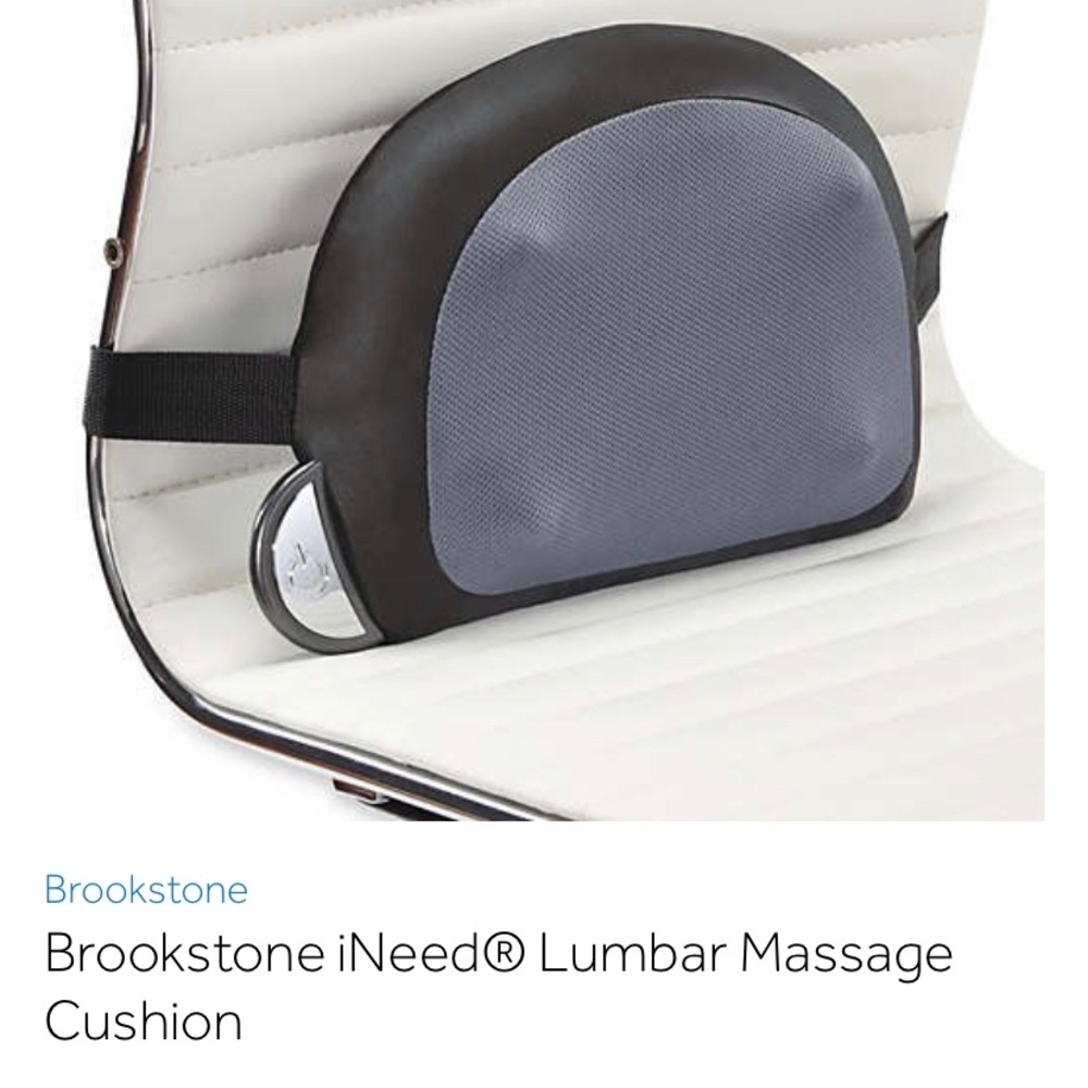 Brookstone iNeed® Lumbar Massage Cushion